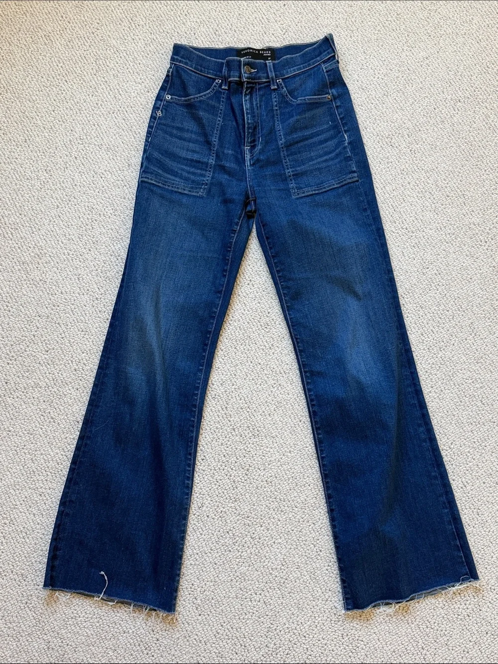 Veronica Beard Crosbie Slim Wide Leg Jeans - Astro - size 27 - Picture 2 of 5